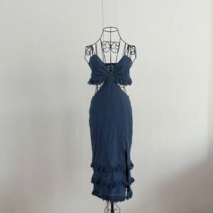 SAYLOR NWT Haverine Midi / Maxi dress in French Blue